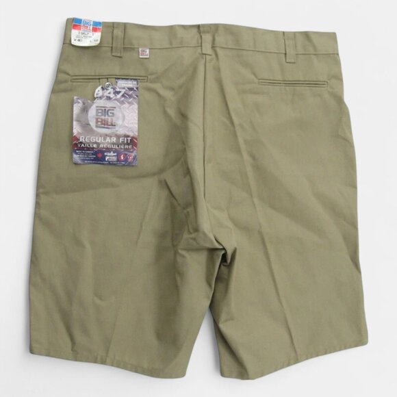 Big Bill No Iron Stain Resistant Canvas Twill Work Shorts Pants Men 40 x 10 NEW - Picture 1 of 7